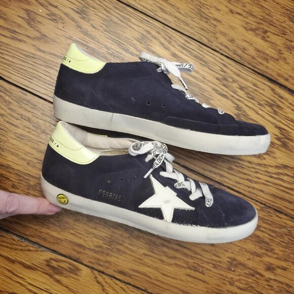 Authentic Women's Golden Goose Sneaker, Size 34 (US W 4) Black leather, Great Co - Picture 4 of 10